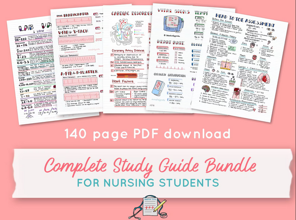 Complete Study Guide Bundle for Nursing Students - UPDATED ...