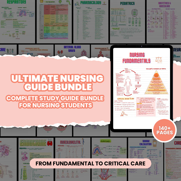 Complete Study Guide Bundle for Nursing Students - UPDATED ...